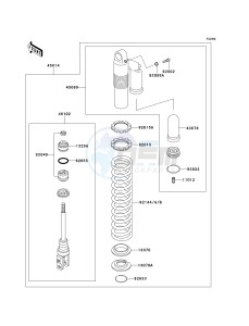 KX 500 E (E15-E16) drawing SHOCK ABSORBER-- S- -