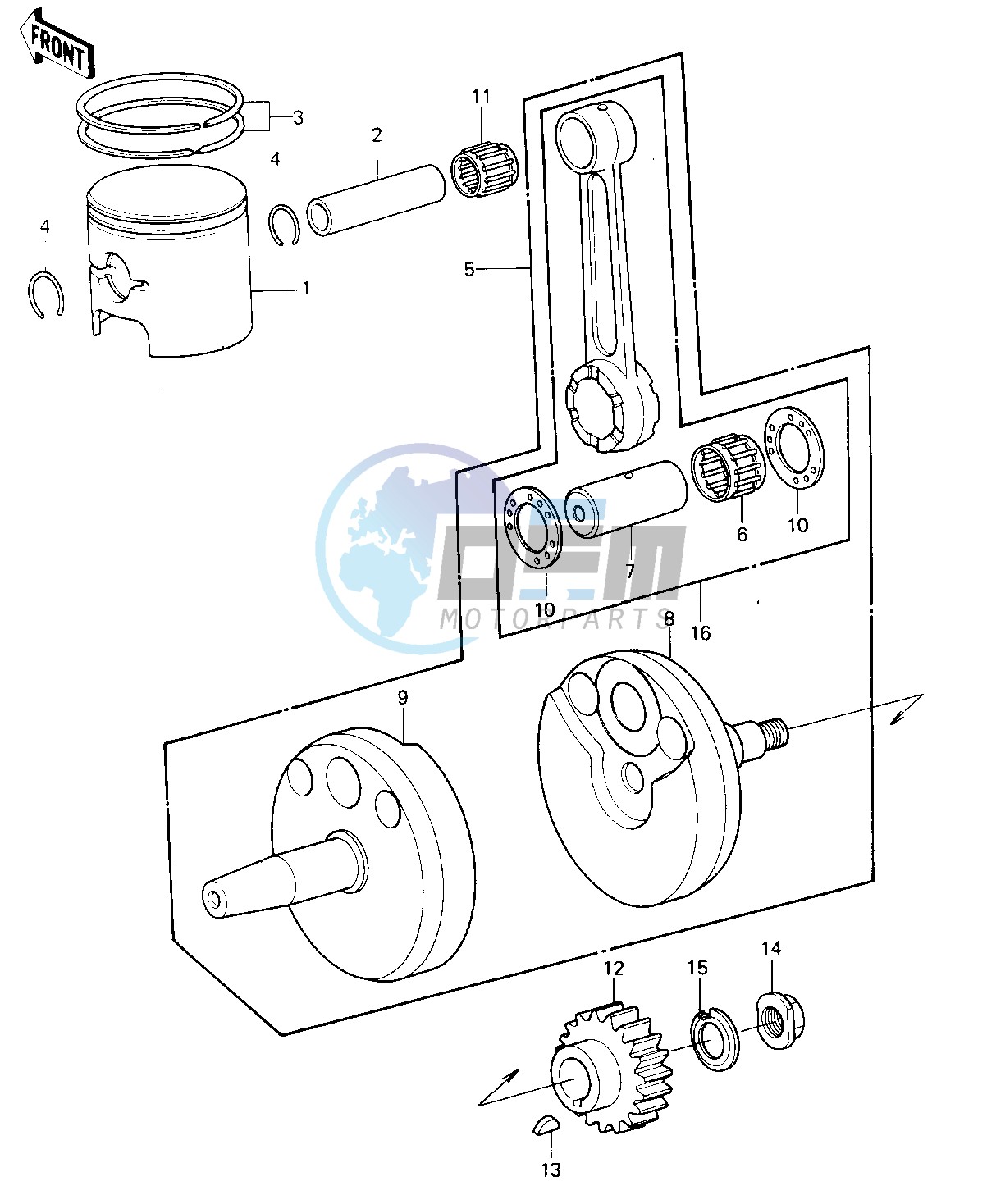 CRANKSHAFT_PISTON -- 81KDX250-B1- -