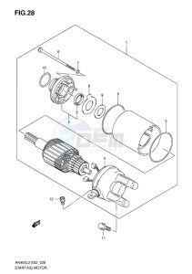 AN400 ABS BURGMAN EU drawing STARTING MOTOR