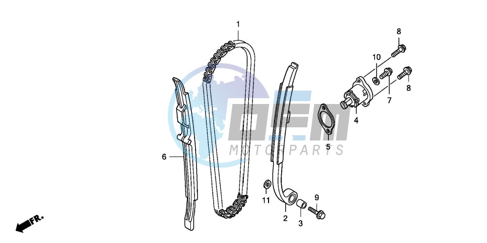 CAM CHAIN/TENSIONER