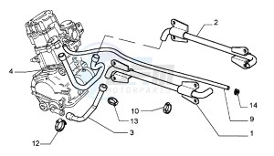 Hexagon 250 GT (5791881) 5791881 drawing Cooling system