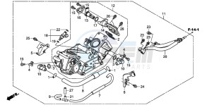 XL125V VARADERO drawing THROTTLE BODY