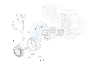 MP3 500 LT E4 Sport - Business (EMEA) drawing Flywheel magneto