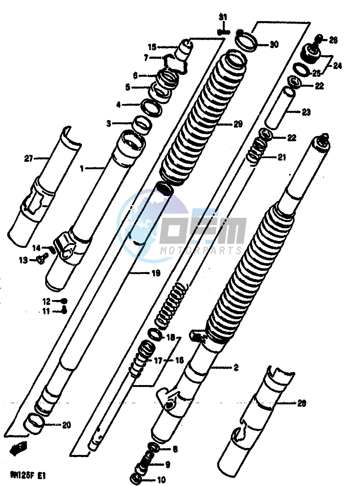 FRONT FORK (MODEL F)