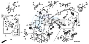 SH300AR9 France - (F / ABS CMF SPC TBX) drawing WIRE HARNESS