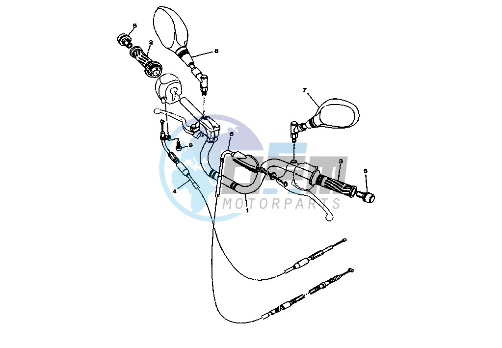 HANDLEBAR- CABLE