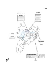 KLV1000 LV1000-A2H GB XX (EU ME A(FRICA) drawing Labels