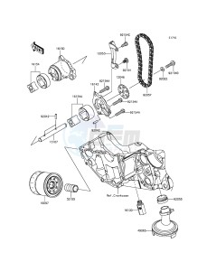 VERSYS 650 KLE650EGF XX (EU ME A(FRICA) drawing Oil Pump