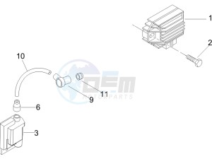 LX 50 4T drawing Voltage Regulators -ECU - H.T. Coil