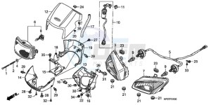 TRX500FEA Australia - (U / EC) drawing HEADLIGHT