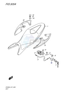 SFV 650 GLADIUS EU drawing SEAT