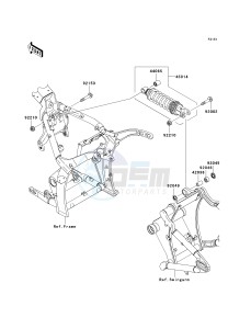 VN 2000 G [VULCAN 2000] (8F-9F) 0G9F drawing SUSPENSION_SHOCK ABSORBER