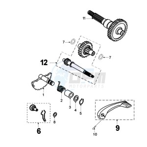 STAR ADV2 EU drawing DRIVE SHAFTS / KICKSTARTER