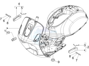 GT 250 ie 60 deg (Euro 3) UK drawing Frame - bodywork