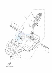 MT-09 MTN850-A (BS2T) drawing EXHAUST