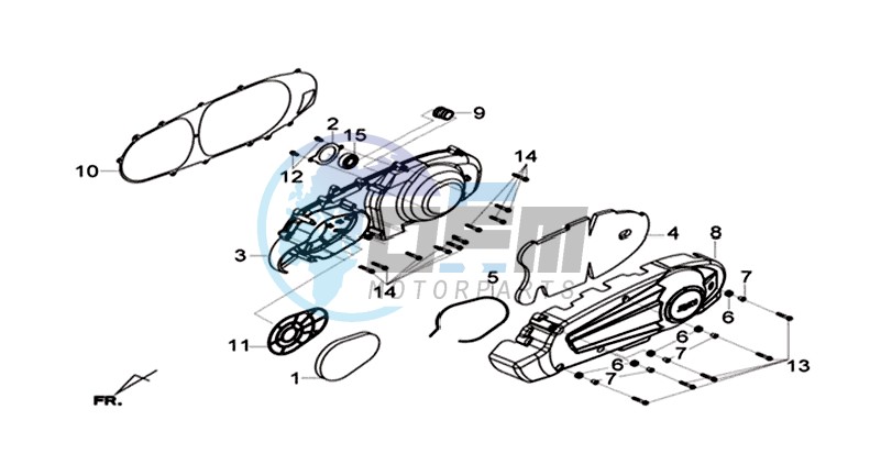 CRANKCASE COVER / GASKET