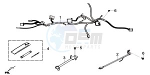 GTS 125I EURO4 SPORT L7 drawing WIRING HARNASS