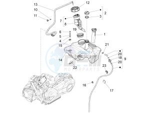 LX 150 4T 3V IE NOABS E3 (APAC) drawing Fuel tank