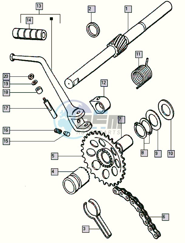 Starter mechanism