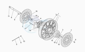 California 1100 Stone Special Sport drawing Front wheel