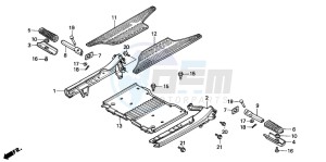 NH80MS drawing FLOOR PANEL/FLOOR BOARD