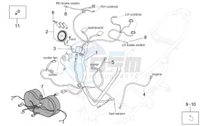 Leonardo 250 (eng. Yamaha) drawing Electrical system I