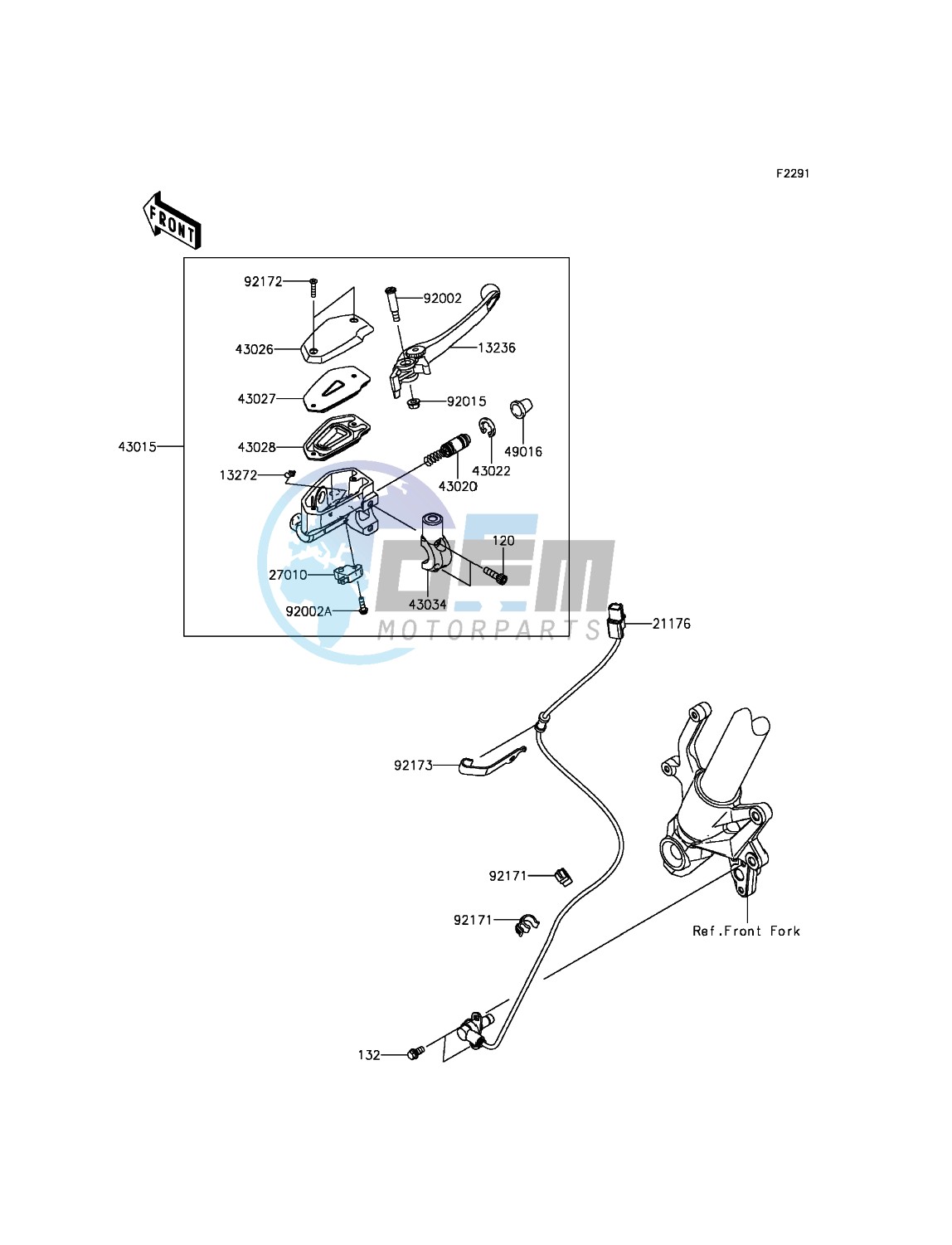 Front Master Cylinder