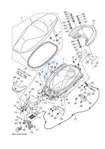 GPD125-A NMAX 125 (BAL8) drawing REAR ARM & SUSPENSION