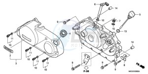 VT750CA9 Australia - (U / ST) drawing RIGHT CRANKCASE COVER