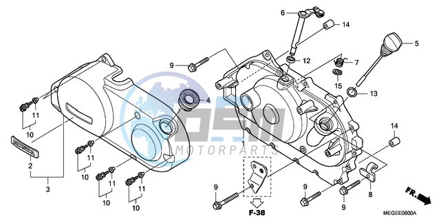 RIGHT CRANKCASE COVER