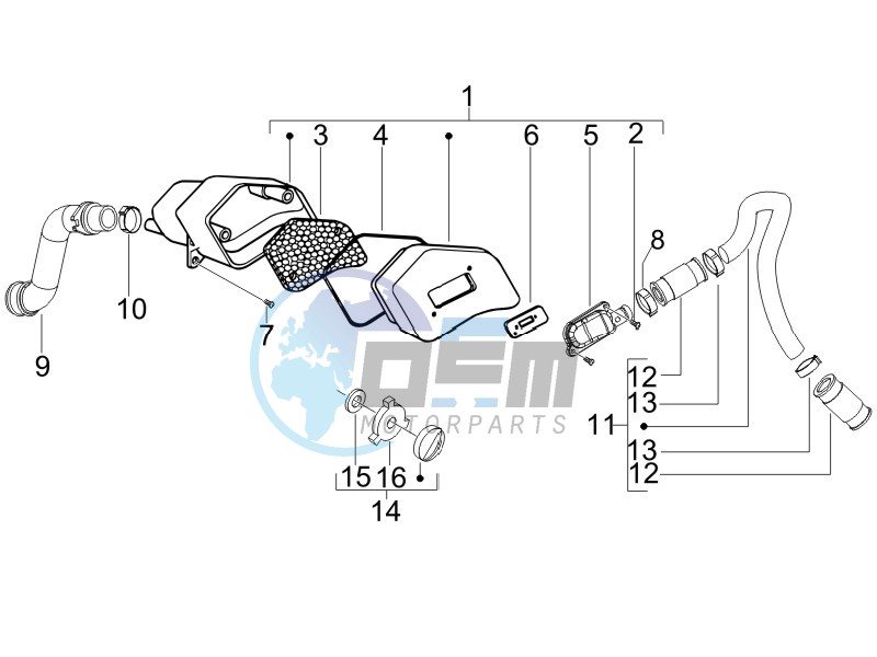 Secondairy air box