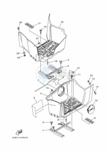 YFM700FWAD GRIZZLY 700 EPS (BDEE) drawing STAND & FOOTREST