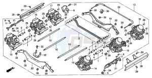 GL1500C F6C drawing CARBURETOR ASSY.