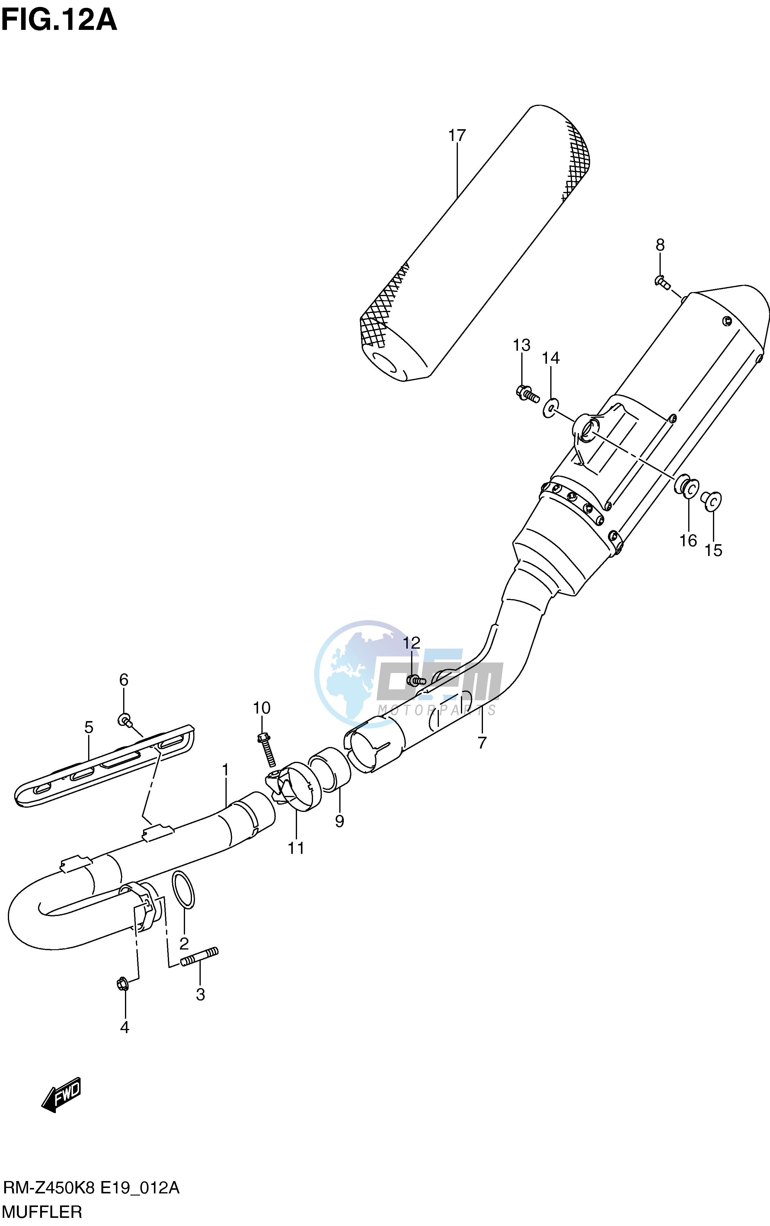 MUFFLER (RM-Z450L0)