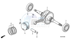 FES1509 Europe Direct - (ED) drawing CRANKSHAFT/PISTON