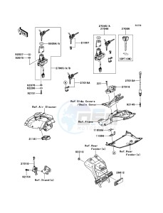 NINJA_ZX-10R_ABS ZX1000KDF FR XX (EU ME A(FRICA) drawing Ignition Switch