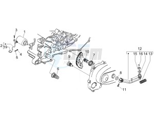 Fly 50 2t drawing Starter - Electric starter