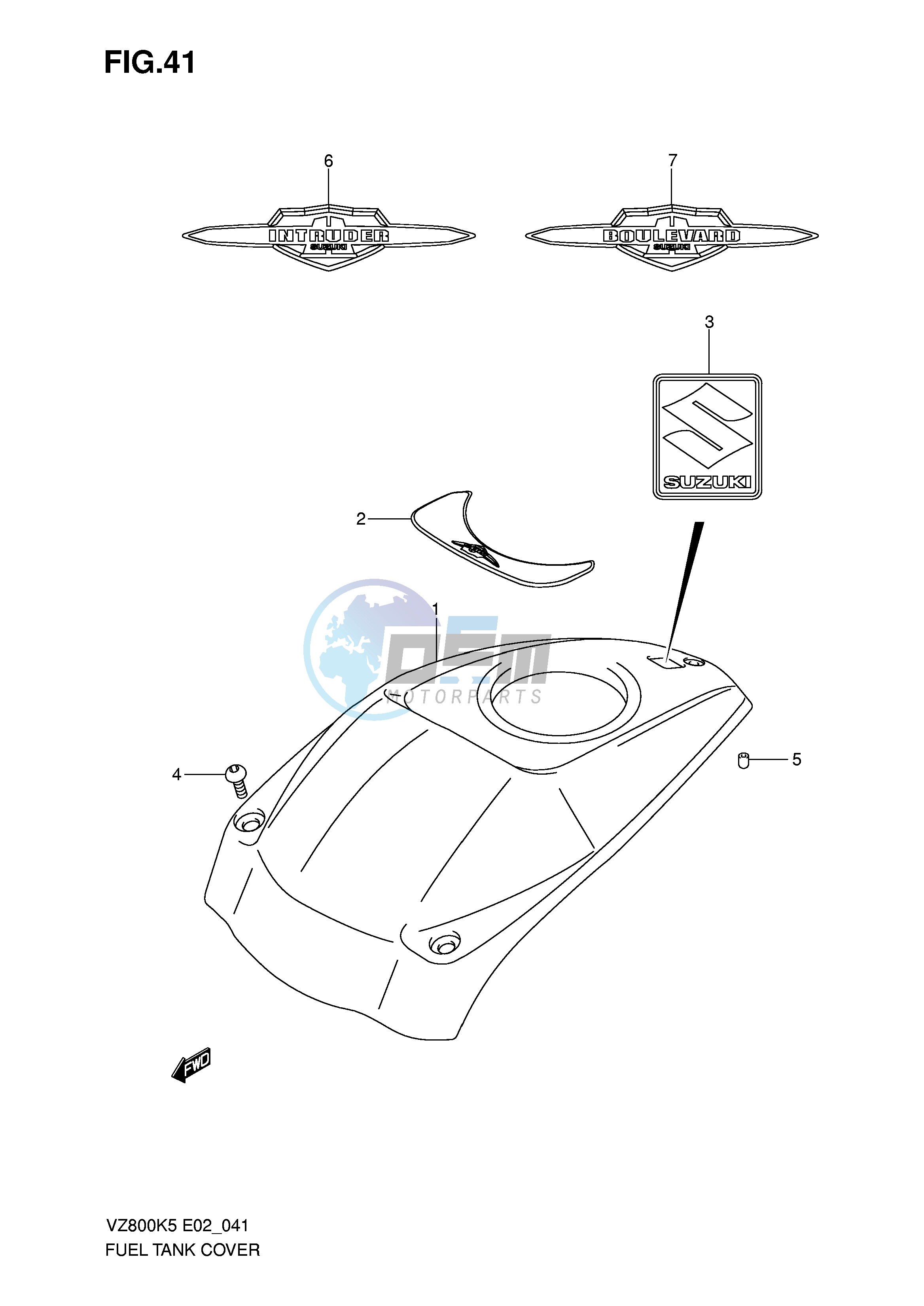 FUEL TANK COVER