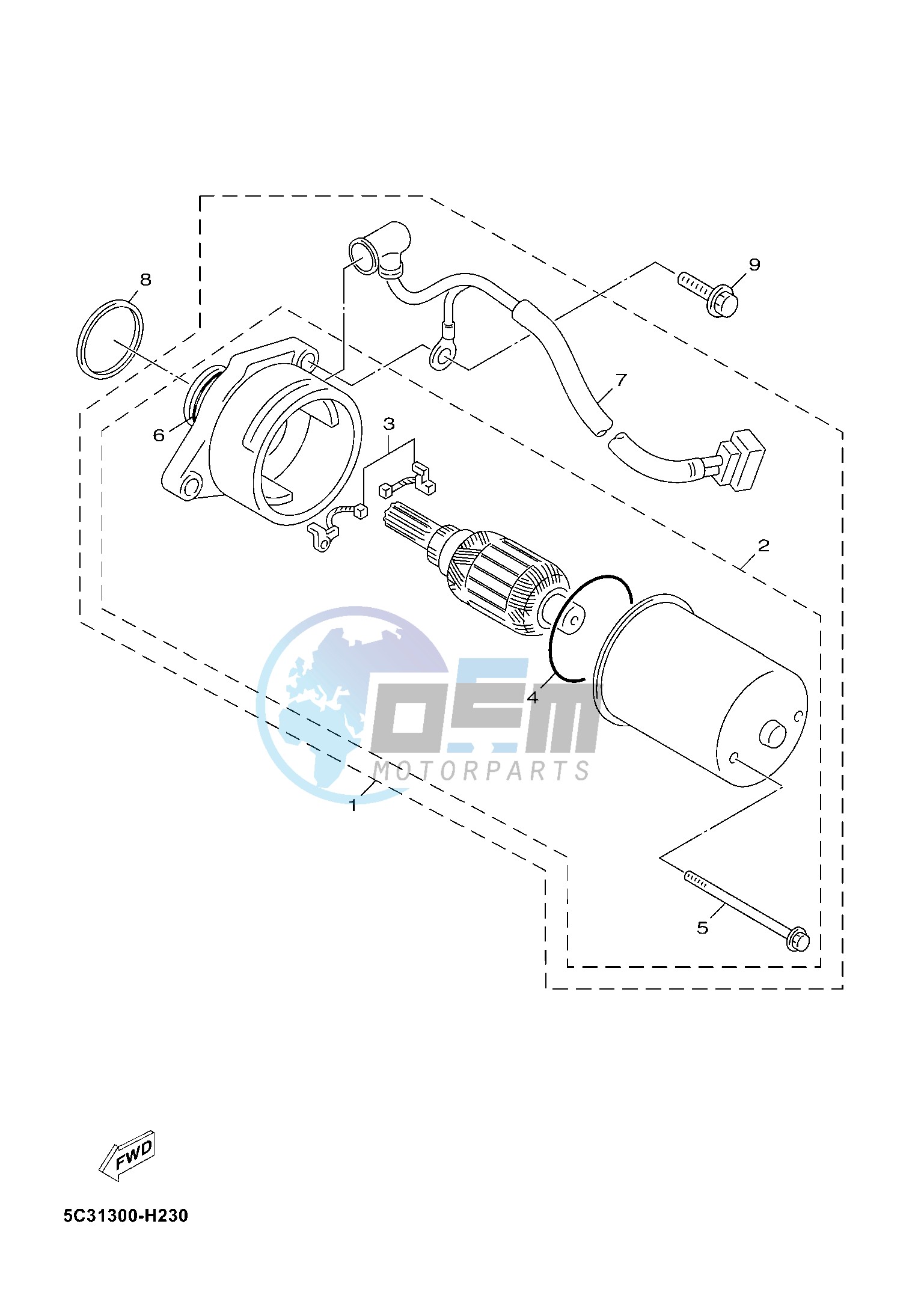 STARTING MOTOR