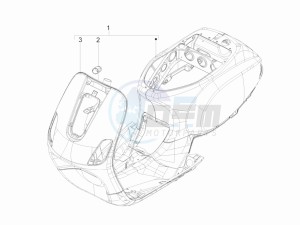 LX 150 4T USA drawing Frame - bodywork