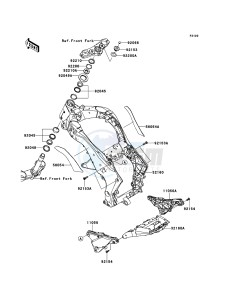 Z1000 ZR1000DDFA FR GB XX (EU ME A(FRICA) drawing Frame