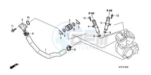 VT750C2F9 Australia - (U / KMH MME) drawing WATER PIPE