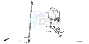 CRF250X9 Europe Direct - (ED / CMF) drawing METER