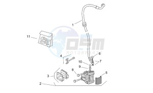 SR 50 IE-Carb drawing Front brake caliper