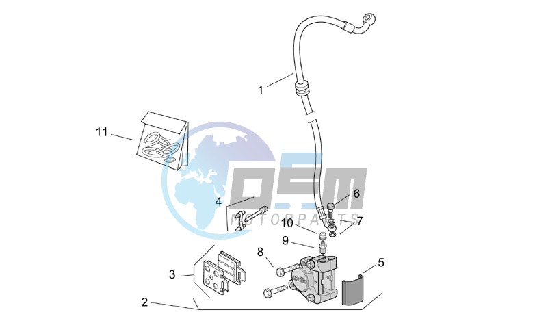 Front brake caliper