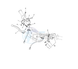 TT R 110 drawing HANDLE SWITCH AND LEVER