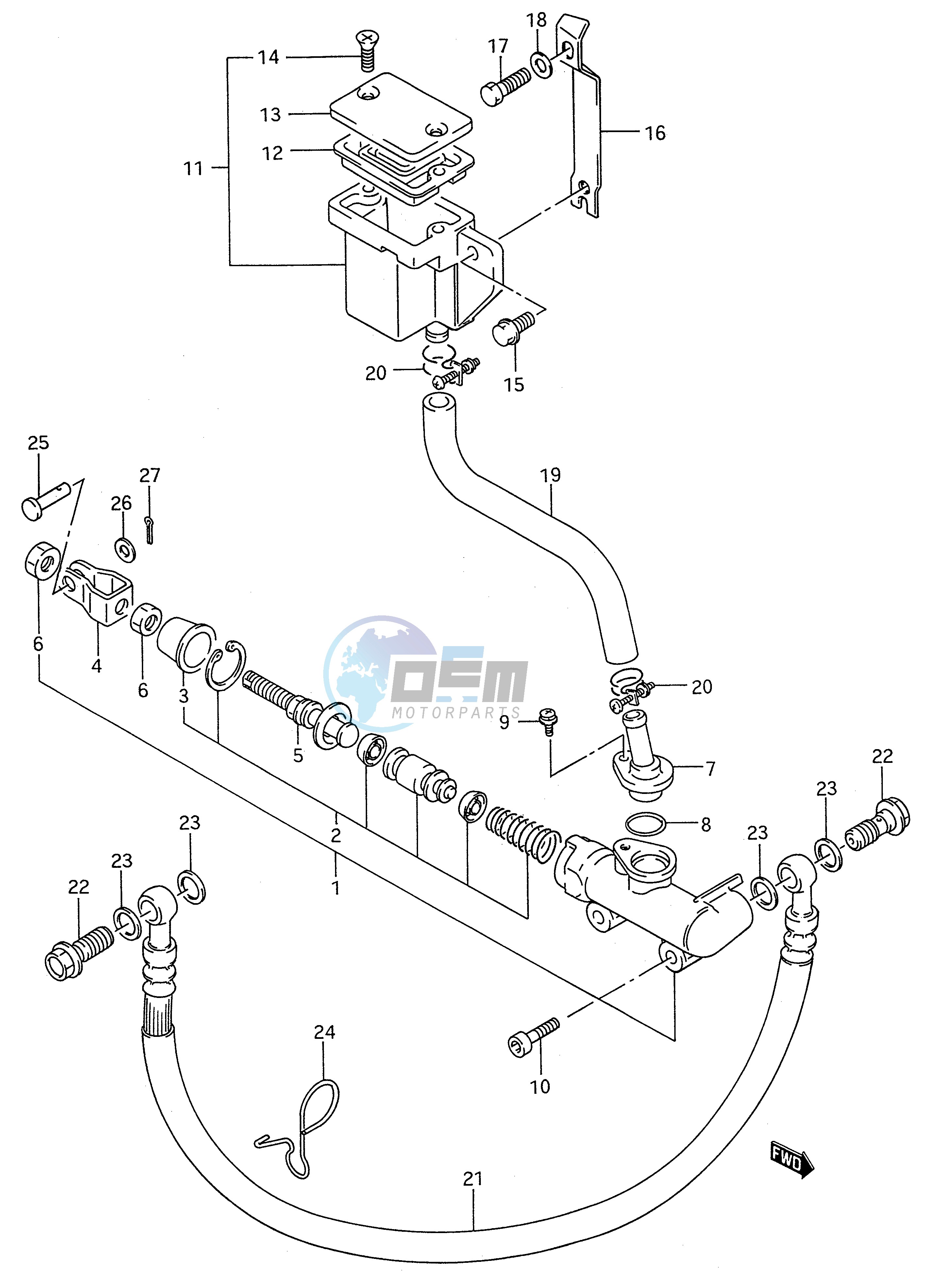 REAR MASTER CYLINDER