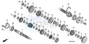 CBR600RA9 Europe Direct - (ED / ABS) drawing TRANSMISSION