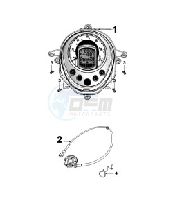 DJANGO 125 SPORT drawing SPEEDO