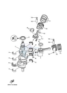 FL200C drawing CRANKSHAFT--PISTON